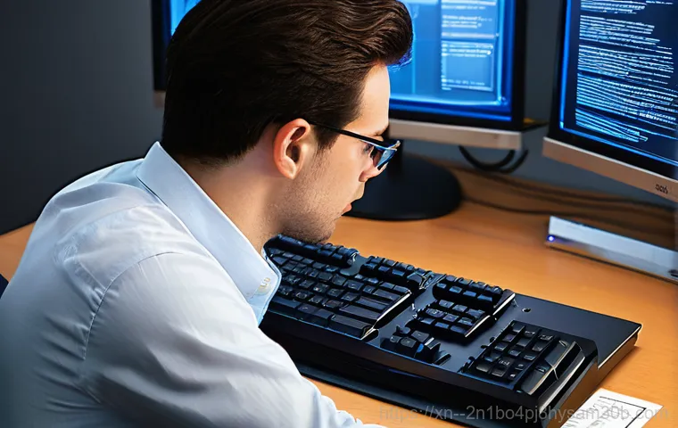 홍지동 USER_MODE_HEALTH_MONITOR - **Prompt 1: Frustration with the Blue Screen**
    "A young adult, with a look of intense frustratio...