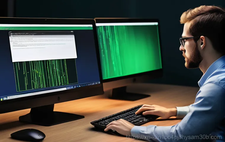 동교동 STATUS_FILE_READ_FAILURE - **Image Prompt 1: Digital Frustration and Corrupted Files**
    A young professional, appearing visi...