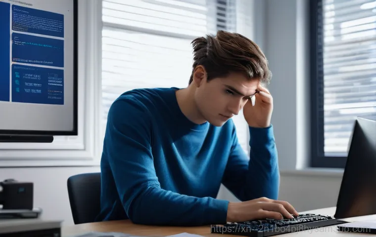 남산동 STATUS_KERNEL_BOOT_DRIVE_ERROR - **Prompt for Hardware Inspection & Cable Reconnection:**
    A focused person (gender-neutral, weari...