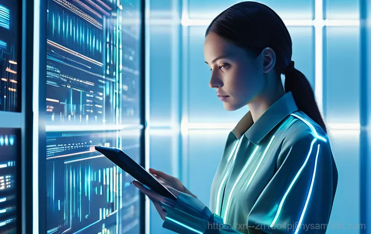 신촌동 STATUS_FILE_INVALID - A young adult, appearing frustrated and slightly overwhelmed, sits in front of a modern computer scr...