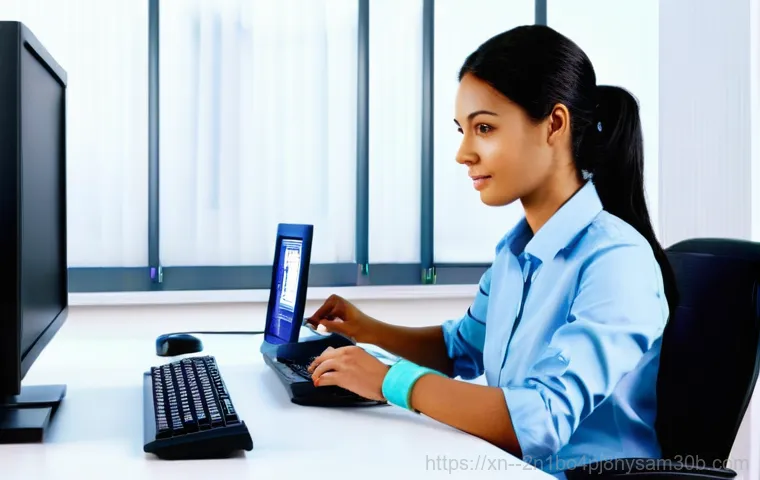 왕십리 STATUS_KERNEL_MODULE_FAILURE - **Image Prompt 2: Decoding the Blue Screen**
    A young adult, possibly a tech enthusiast or IT pro...