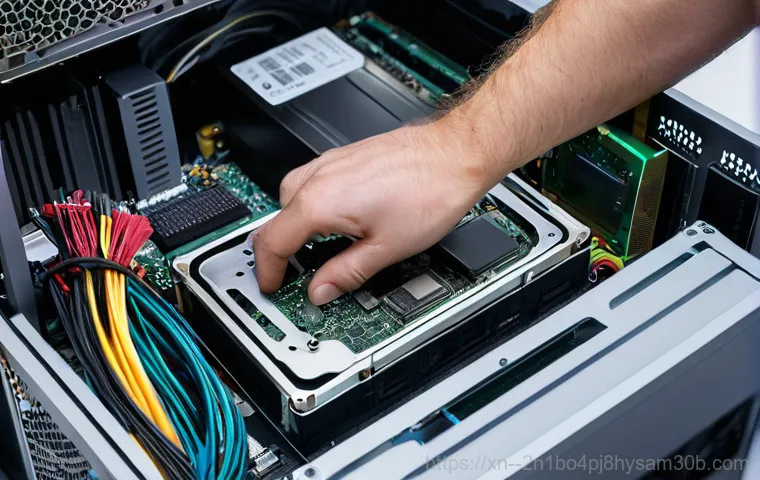 봉익동 STATUS_DISK_NOT_INITIALIZED - **Subject:** A person experiencing distress while looking at a critical computer error.
    **Detail...