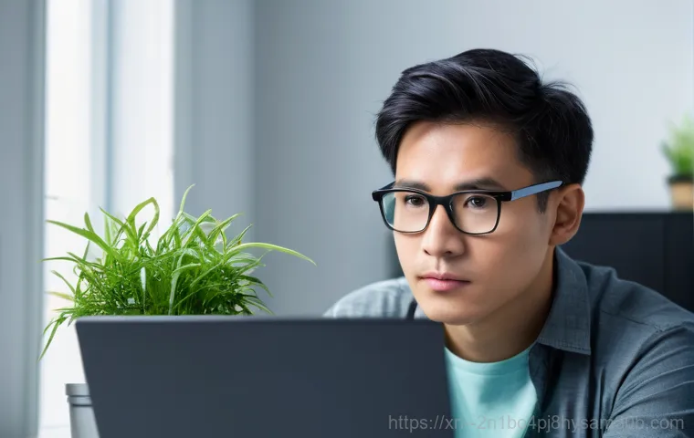 도렴동 STATUS_KERNEL_CONFIGURATION_ERROR - **Prompt:** A person (adult, wearing a t-shirt and jeans) is carefully examining the internal compon...