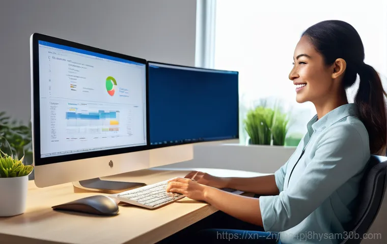 개포동 MULTIPLE_IRP_COMPLETE_REQUESTS - A focused computer technician, wearing a clean, practical work shirt, is carefully examining the int...