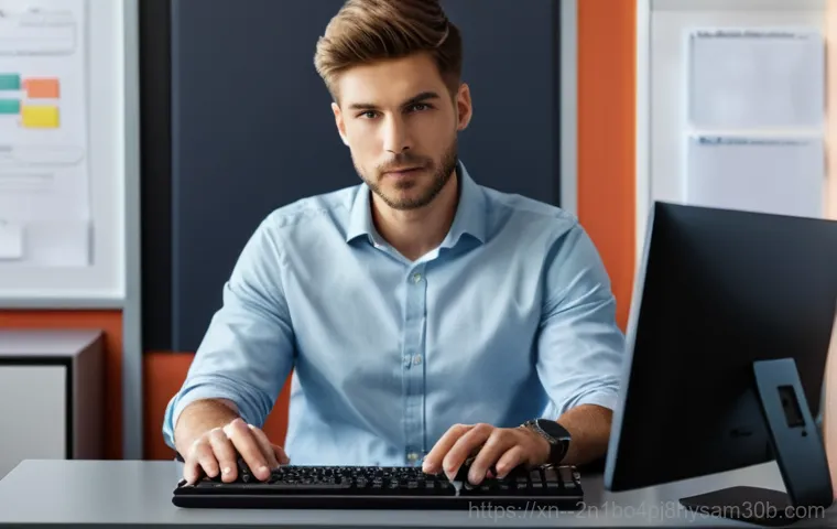 대흥동 NDIS_INTERNAL_ERROR - **Prompt: The Blue Screen Nightmare**
    A person in their late 20s to early 40s, dressed in casual...