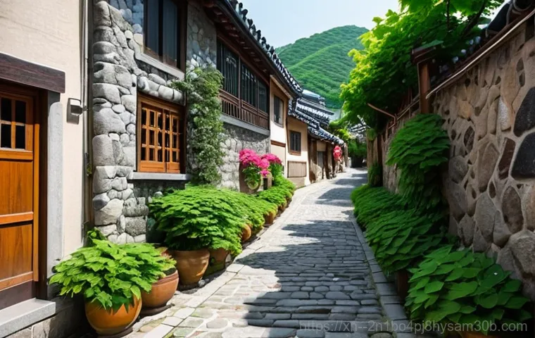 평창동 STATUS_NO_MEMORY - **Prompt:** An inviting outdoor terrace cafe in Pyeongchang-dong, perched to offer a dramatic, panor...
