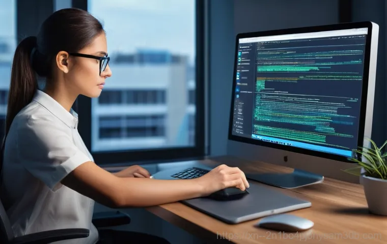 원지동 INTERNAL_POWER_ERROR - **Prompt:** A focused individual is carefully inspecting the internal components of a desktop comput...