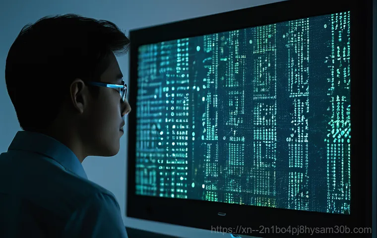 대학동 STATUS_FLOAT_DIVIDE_BY_ZERO - **Prompt 1: The Forbidden Calculation**
    A programmer, a young adult with glasses and a focused e...
