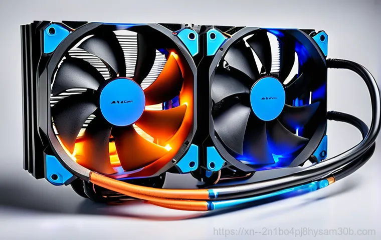 대조동 쿨러조립 및 교체수리 - **Overheated Gaming PC in Distress**
    A close-up shot of a modern gaming desktop PC, with its sid...