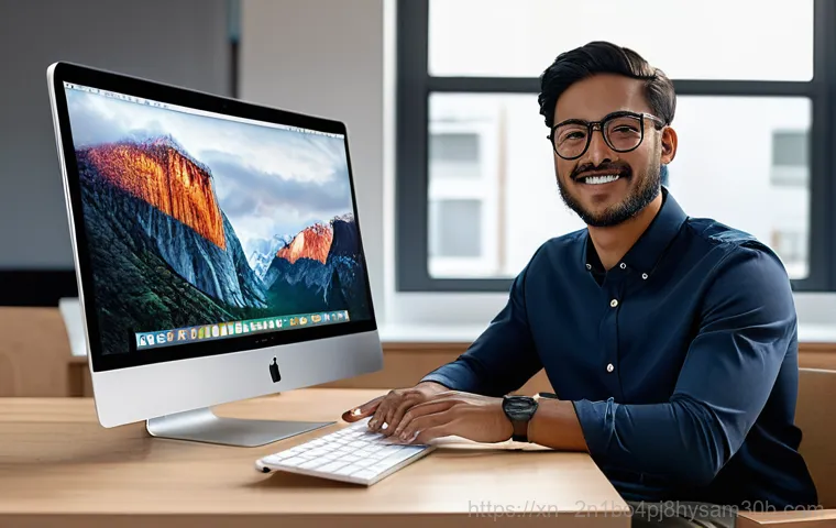 천호동 맥윈도우 부트캠프_bootcamp 재설치 포맷  초기화 - A focused and responsible person, in their early twenties, sitting at a wooden desk with a MacBook A...