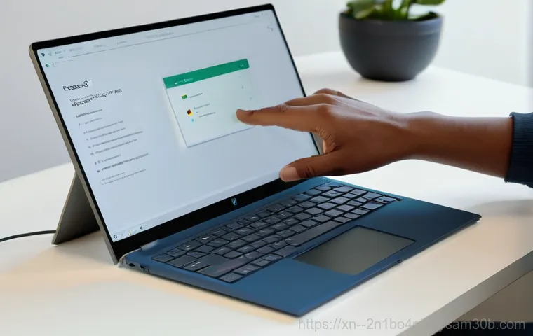성북구 윈도우11 windows11 재설치 포맷  초기화 - **A person struggling with a slow, cluttered computer.**
    **Detailed Prompt:** A young adult, dre...