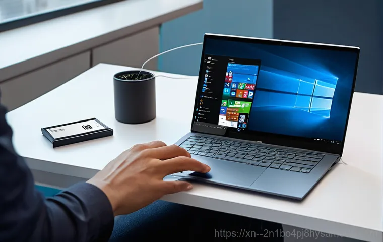 성북구 윈도우11 windows11 재설치 포맷  초기화 - **A user easily performing a Windows 11 "Reset this PC" operation.**
    **Detailed Prompt:** A clos...