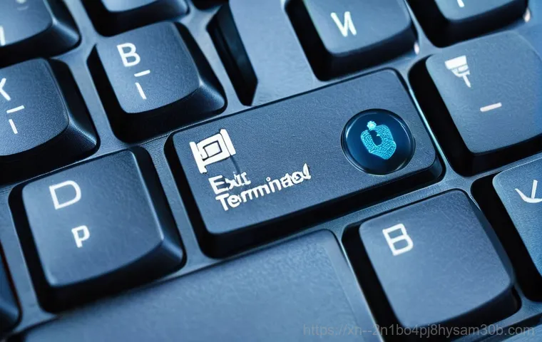 신수동 STATUS_CONTROL_C_EXIT - **Prompt for Exit Status 1 (General Error/Failure):**
    "A close-up of a person's hands, possibly ...