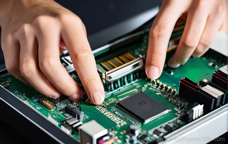 주엽동 BAD_SYSTEM_CONFIG_INFO - **Prompt:** A young professional, male or female, sits at a desk in a dimly lit home office, looking...
