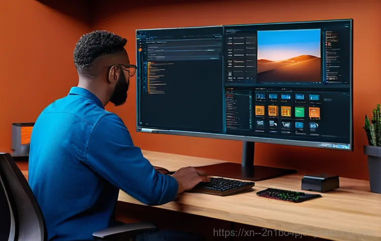 홍익동 출장방문윈도우 windows 설치 - **Image Prompt 2: Expert Optimization and a Seamless Experience**
    A highly focused computer tech...