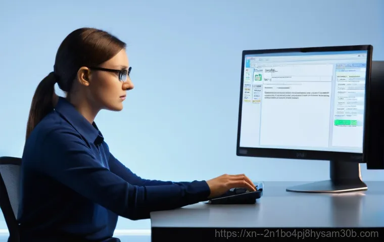 사근동 DRIVER_VERIFIER_DETECTED_VIOLATION - **Prompt 1: Initial Blue Screen Panic**
    A young adult, male or female, in their late teens or ea...