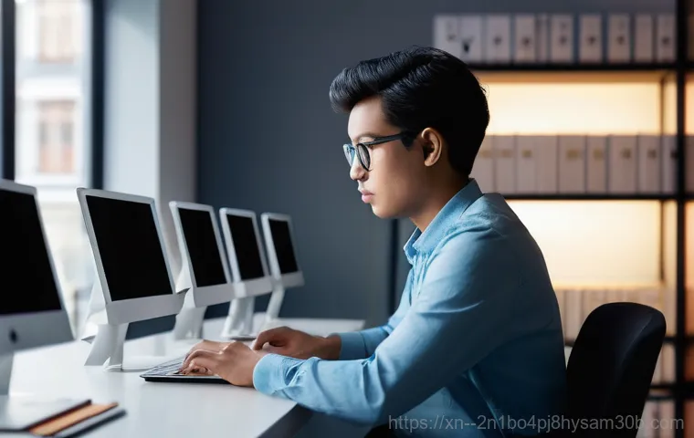 마두동 KERNEL_STACK_INPAGE_ERROR - **Prompt 2: Hardware Detective at Work**
    A focused, well-lit shot of hands carefully handling co...