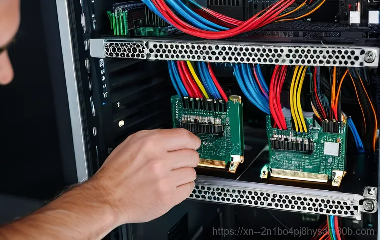 강동구 WHEA_UNCORRECTABLE_ERROR - **Prompt:** A close-up shot inside an open computer tower. The scene highlights a CPU cooler and fan...