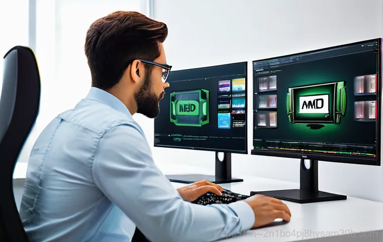 금호동 그래픽카드조립 및 교체수리 - A focused individual, appearing as a computer enthusiast or technician, is carefully installing a ne...