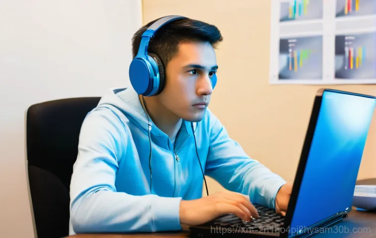 과천시 DRIVER_VERIFIER_DETECTED_VIOLATION - A young adult, male or female, in their late 20s, dressed in casual home attire, sits at a desk in a...