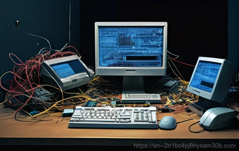 방학동 REGISTRY_ERROR - A highly intricate and luminous holographic representation of a computer's "registry," envisioned as...