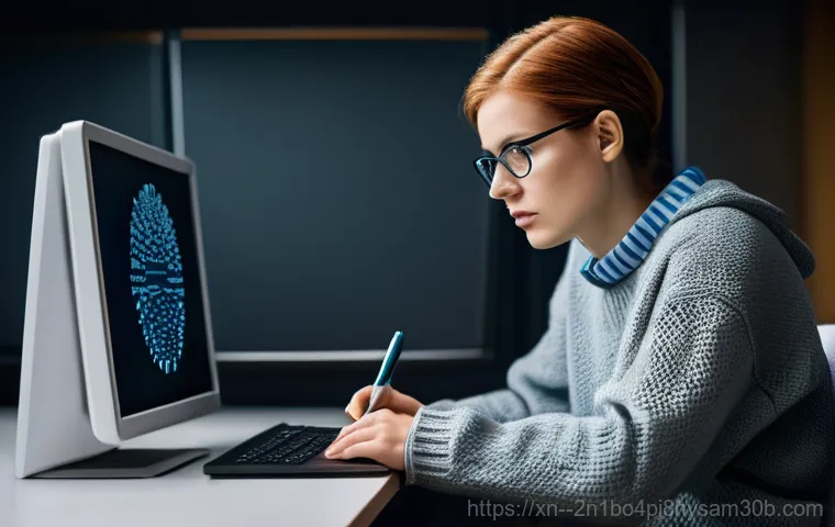 녹번동 SOFTWARE_EXCEPTION - **Prompt:** A calm and focused person, professionally dressed in office attire, diligently performin...