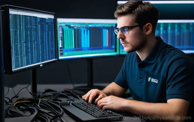 수색동 STATUS_KERNEL_CONNECTION_TIMEOUT - **Prompt 1: Abstract System Distress - Kernel Connection Timeout**
    A futuristic server room bath...