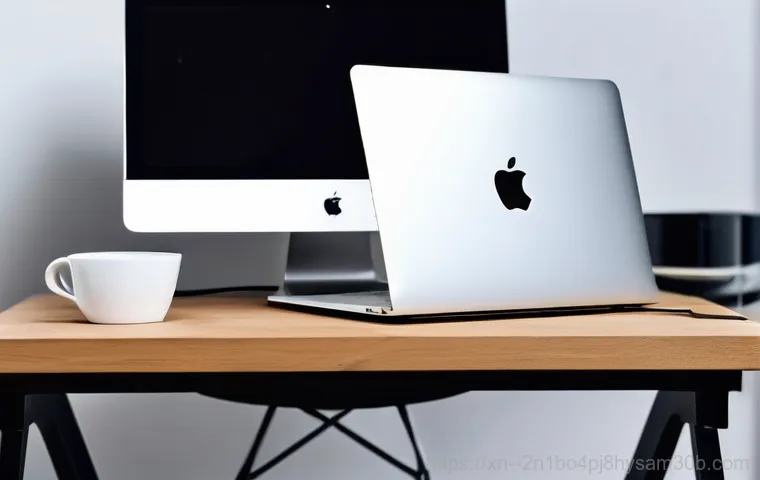 고양동 맥북프로 판매 및 수리 - **Image Prompt 1: MacBook Repair in Progress**
    A close-up, high-definition shot inside a well-li...