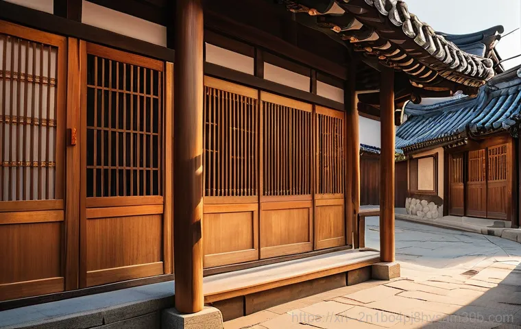 가회동 STATUS_KERNEL_BLOCKED - **Prompt:** "A poignant indoor-looking-out shot from the perspective of an elderly Korean woman, wea...