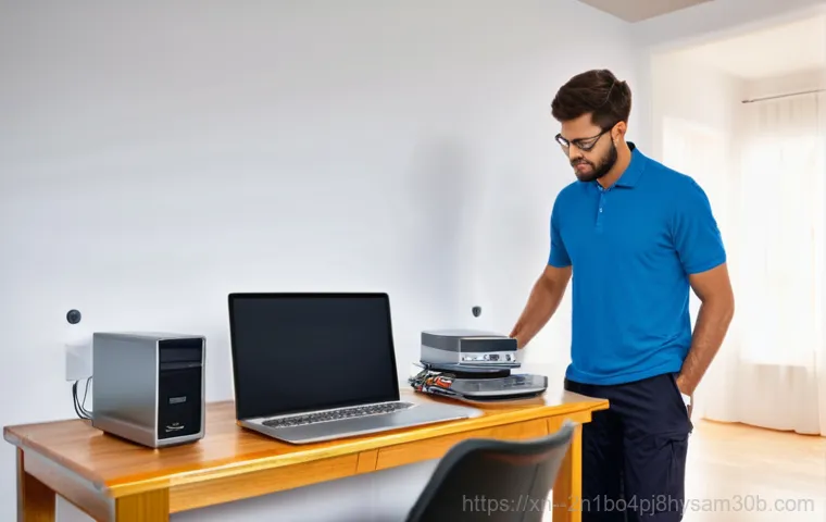 대방동 조립컴퓨터 pc 출장판매설치 - **Custom Gaming PC Consultation and Assembly:**
    A vibrant, modern computer store or workshop set...