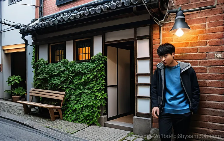 한남동 STATUS_INVALID_PAGE - A vibrant, artistic, and bustling alleyway in Hannam-dong, Seoul, on a sunny afternoon. The narrow, ...