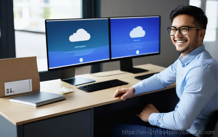 노량진 STATUS_FILE_READ_FAILURE - A gender-neutral technician in a clean, casual outfit (e.g., a short-sleeved shirt and trousers) is ...