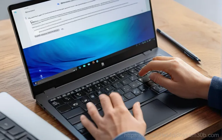 원흥동 윈도우11 windows11 재설치 포맷  초기화 - **Prompt 1: Frustrated User and the Promise of a Fresh Start**
    A young adult, gender-neutral, wi...