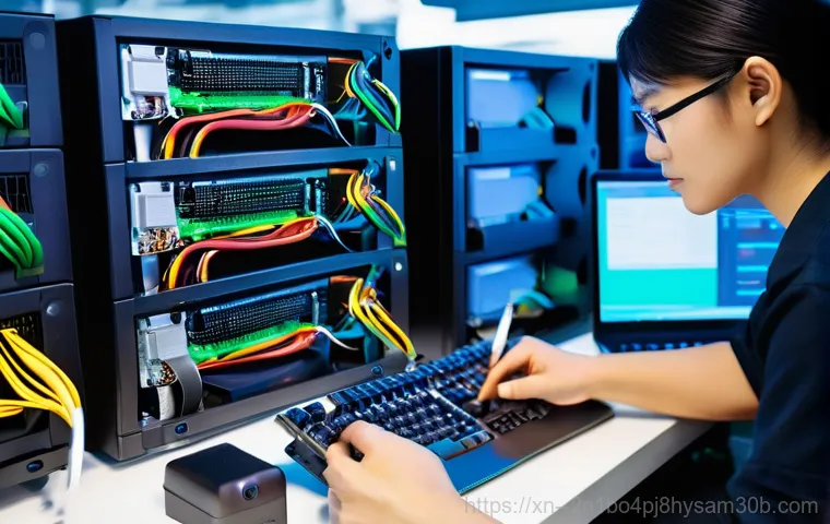 후암동 pc복구중 - A frustrated young professional or student in a home office in Huam-dong, Yongsan-gu, looking distre...