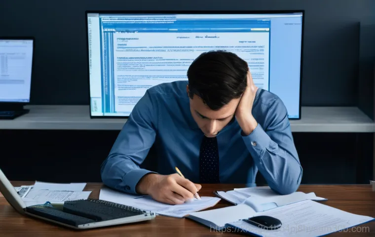 마두동 SYSTEM_LICENSE_VIOLATION - **Image Prompt: The Sudden Shock of "SYSTEM_LICENSE_VIOLATION"**
    "A person in their late 20s to ...