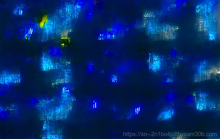 오륜동 STATUS_KERNEL_DISK_ERROR - Image Prompt 1: The Frustrating Blue Screen**