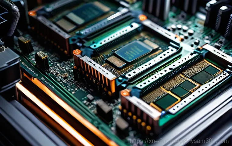 벽제동 HARDWARE_MEMORY_FAILURE - **Prompt:** A close-up shot of a person's hands (gender-neutral, adult) hovering over a laptop keybo...