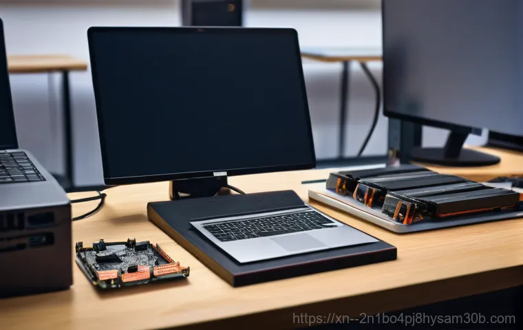 수서동 HDD조립 및 교체수리 - **A dynamic split image visually comparing an old Hard Disk Drive (HDD) and a new Solid State Drive ...