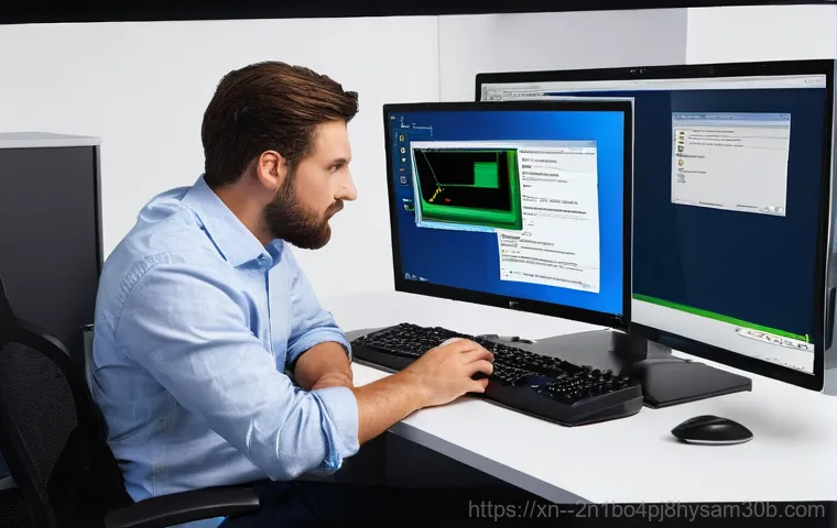 팔판동 STATUS_KERNEL_MODULE_INVALID - **Prompt 1: The Bewildered User and the Blue Screen**
    A young adult, perhaps in their late teens...