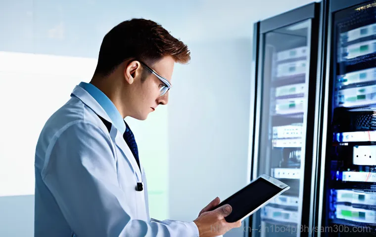 창성동 파일서버출장방문수리점 - **Prompt for Proactive Server Maintenance:**
    A serene and well-organized server room or IT close...