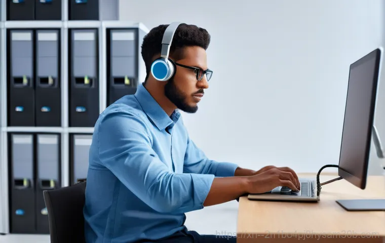 창성동 윈도우10 windows10 재설치 포맷  초기화 - **Image Prompt 2:** A bright and modern scene showing a person, mid-30s, confidently interacting wit...
