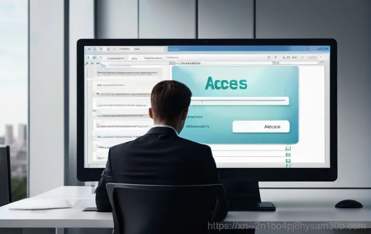 이화동 STATUS_IMAGE_ACCESS_DENIED - **Prompt 1: The Digital Wall of Denial**
    A person, appearing slightly frustrated but determined,...