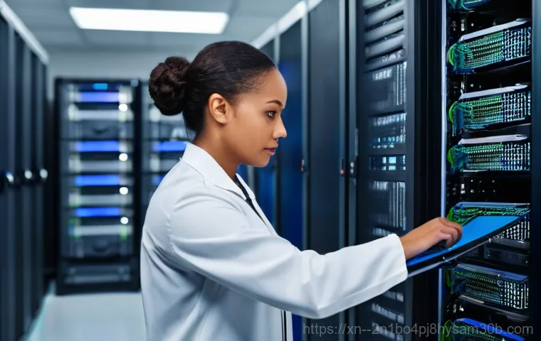 창천동 파일서버출장방문수리점 - **Image Prompt 2: On-Site Professional File Server Repair**
    A brightly lit, modern small office ...