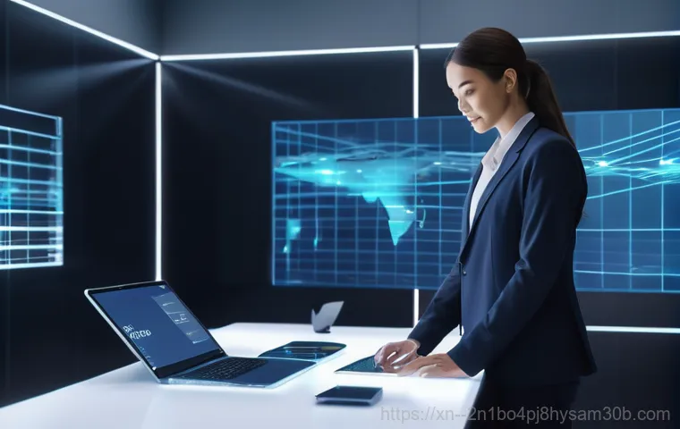 수서동 STATUS_DISK_FULL - **Prompt:** A young adult (male or female, 20s-30s) dressed in stylish, casual office attire (e.g., ...