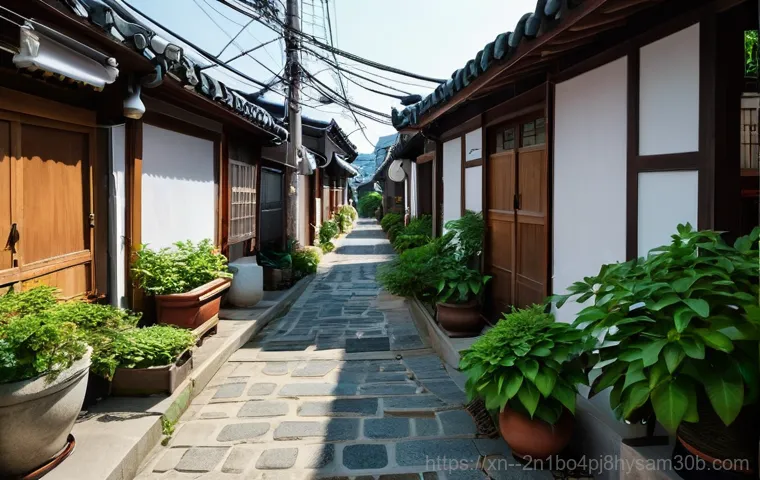 연희동 STATUS_FLOAT_UNDERFLOW - **"A vibrant and bustling street corner in Yeonhui-dong, showcasing its transformation into a trendy...