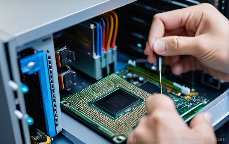삼선동 STATUS_KERNEL_BOOT_FAILURE - A person in their late 20s or early 30s, looking utterly bewildered and frustrated at a computer mon...