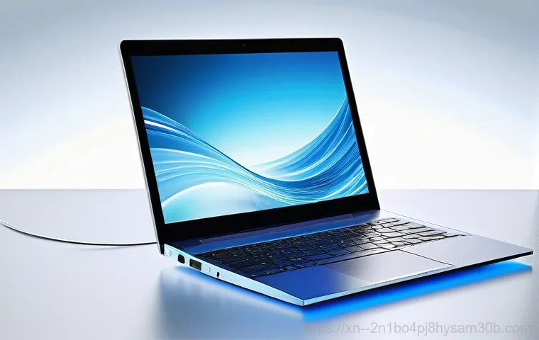상도동 윈도우8 windows8 재설치 포맷  초기화 - A close-up of hands (gender-neutral) holding a sleek USB flash drive, poised over a laptop keyboard....