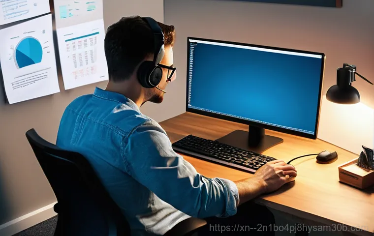 대덕동 STATUS_FILE_INVALID - **Prompt:** A young professional, appearing to be in their late 20s, with a look of intense frustrat...