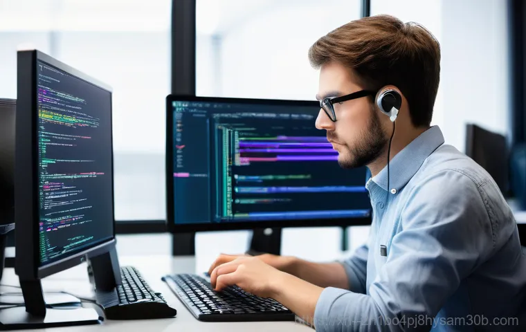 통의동 STATUS_IMAGE_ACCESS_DENIED - **Frustrated User Facing Broken Images:** A person with a look of annoyance and confusion, sitting i...