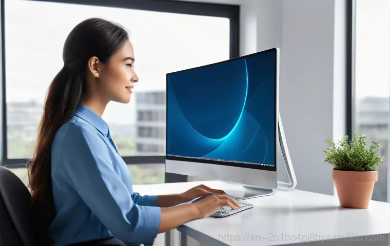 광명동 조립컴퓨터 pc 출장판매설치 - In a cozy living room, a distressed young man is looking at his computer screen, which displays an e...